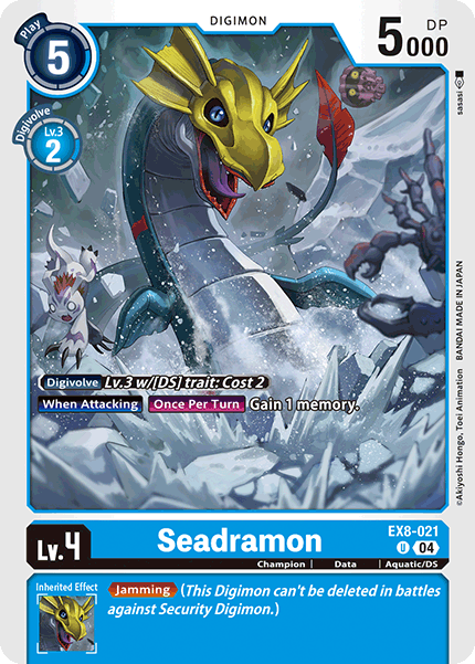 EX8-021 Seadramon Uncommon