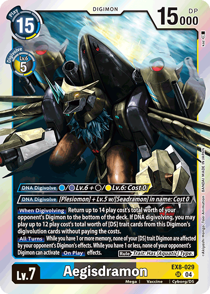 EX8-029 Aegisdramon Super Rare