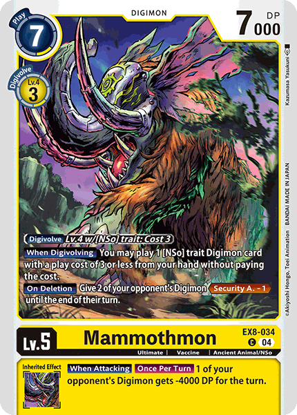 EX8-034 Mammothmon Common