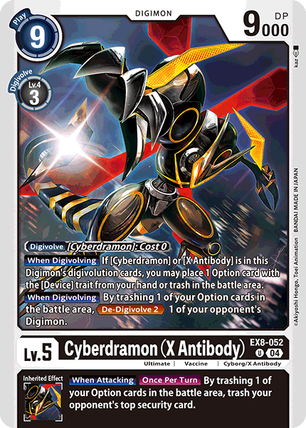 EX8-052 Cyberdramon (X Antibody) Uncommon