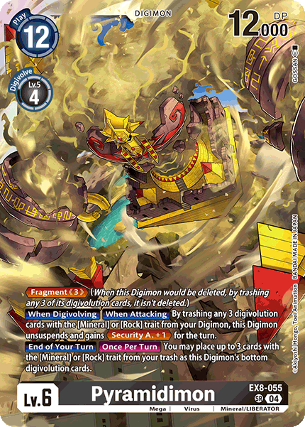 EX8-055 Pyramidimon Super Rare