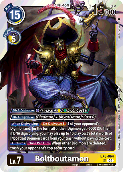 EX8-064 Boltboutamon Super Rare