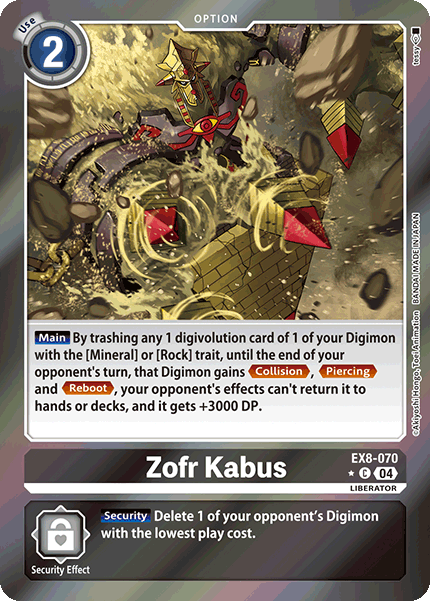 EX8-070 Zofr Kabus Limited Foil Common