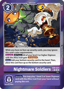 EX8-071 Nightmare Soldiers Limited Foil Uncommon