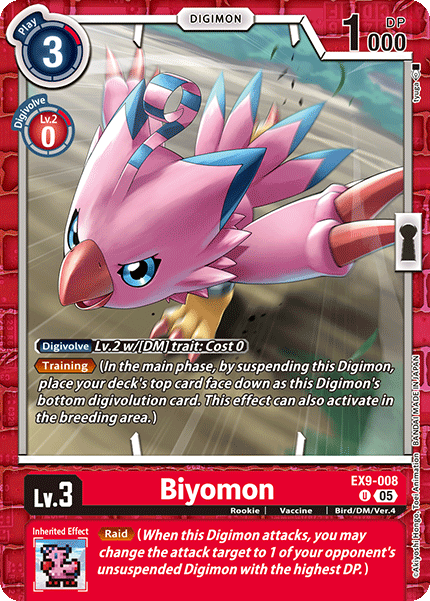 EX9-008 Biyomon Uncommon