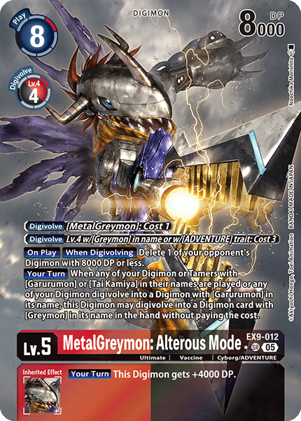 EX9-012 MetalGreymon: Alterous Mode Alternative Art