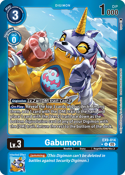 EX9-014 Gabumon Limited Uncommon