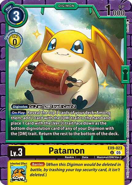 EX9-023 Patamon Uncommon