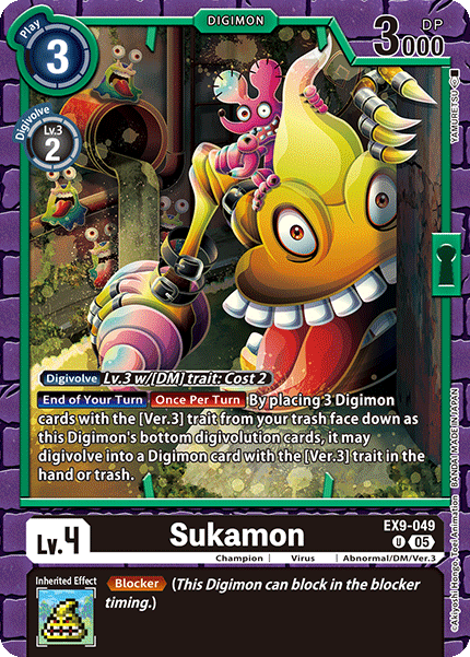 EX9-049 Sukamon Uncommon