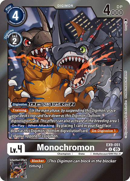 EX9-051 Monochromon Limited Uncommon