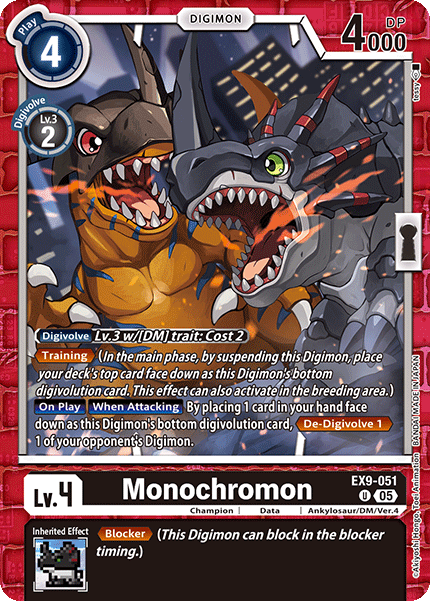 EX9-051 Monochromon Uncommon