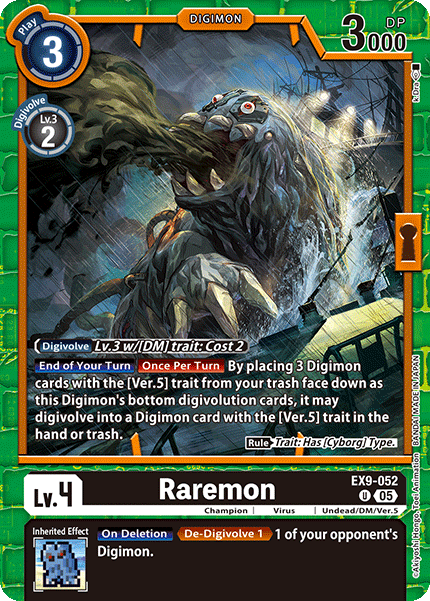 EX9-052 Raremon Uncommon