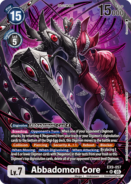 EX9-057 Abbadomon Core Alternative Art