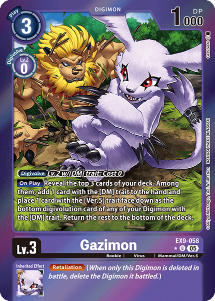 EX9-058 Gazimon Limited Uncommon