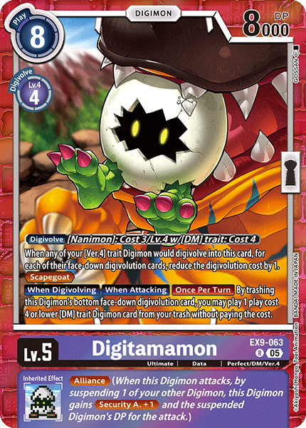 EX9-063 Digitamamon Rare