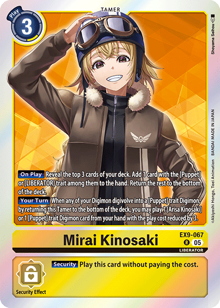 EX9-067 Mirai Kinosaki Rare