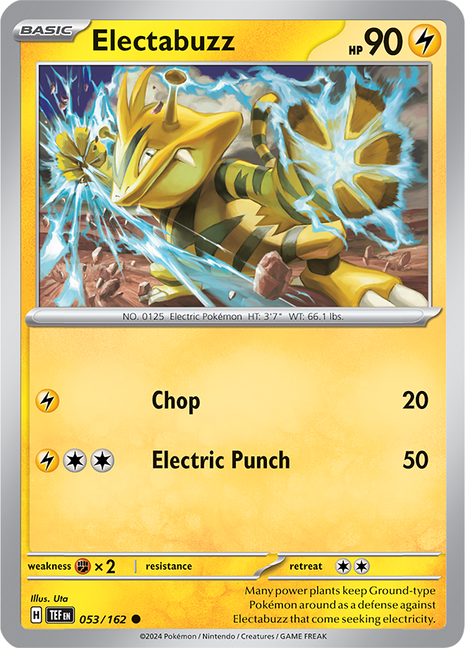 053/162 Electabuzz Common Temporal Forces