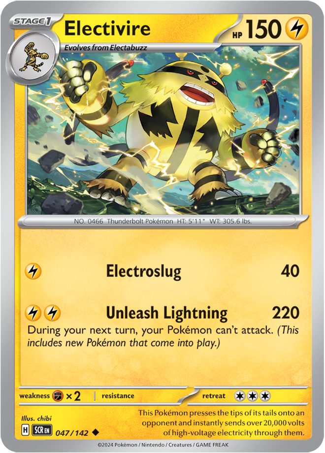 047/142 Electivire Uncommon Stellar Crown