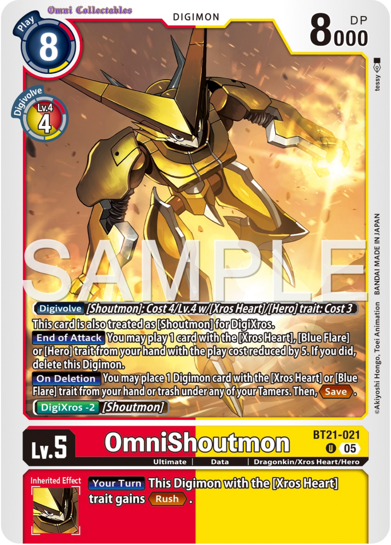 BT21-021 OmniShoutmon Uncommon