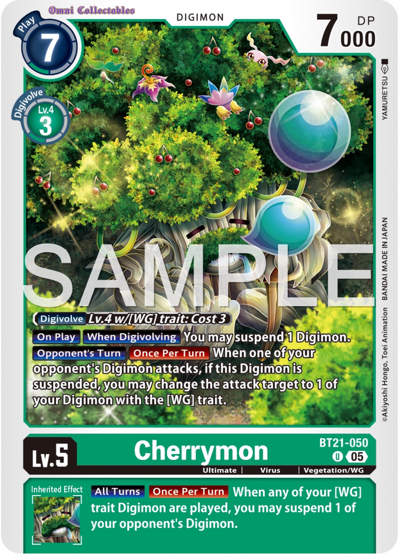 BT21-050 Cherrymon Uncommon