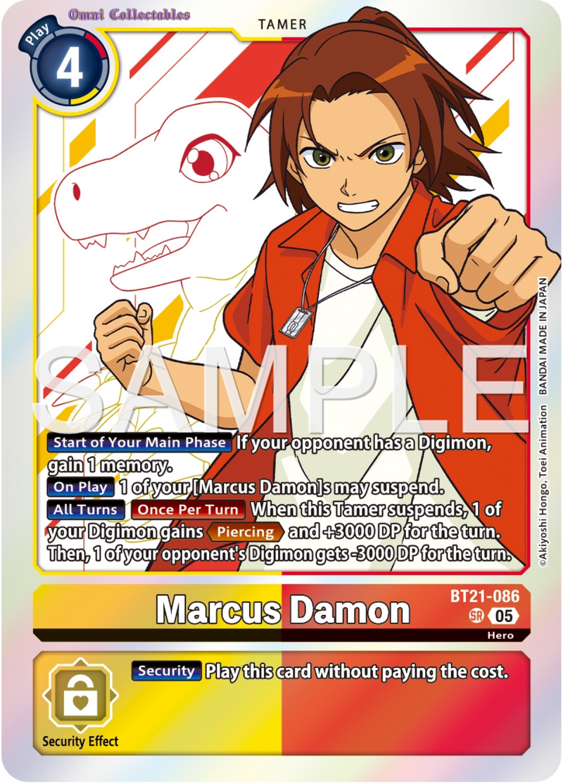 BT21-086 Marcus Damon Super Rare