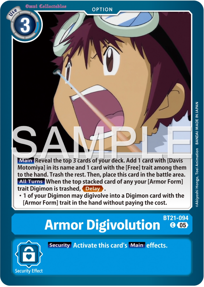 BT21-094 Armor Digivolution Common