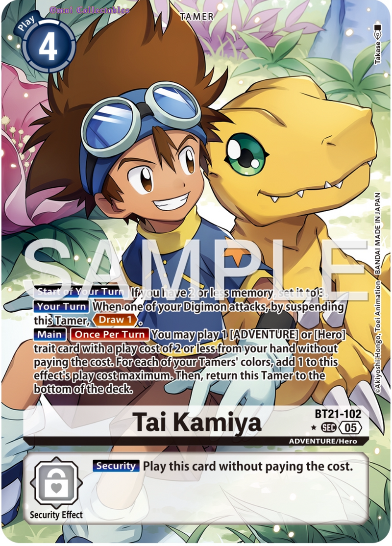 BT21-102 Tai Kamiya Alternative Art