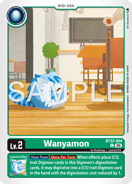 BT22-004 Wanyamon Common