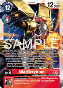 BT22-013 WarGreymon Rare