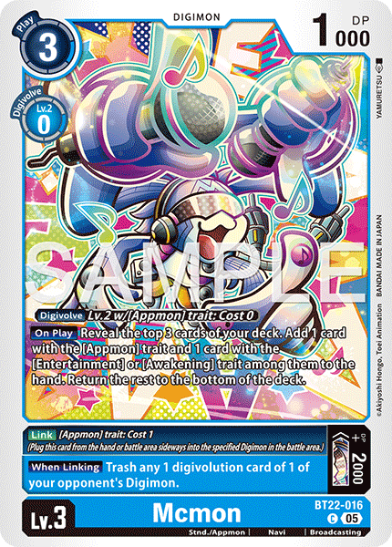 BT22-016 Mcmon Common