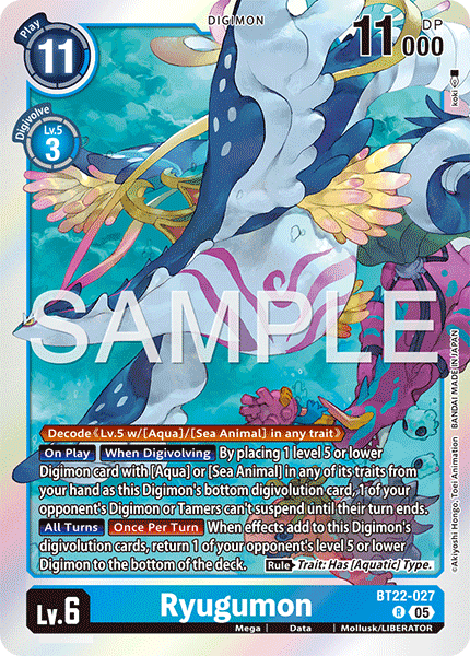BT22-027 Ryugumon Rare