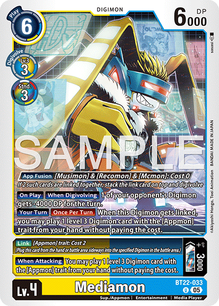 BT22-033 Mediamon Uncommon