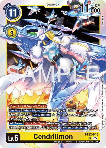 BT22-040 Cendrillmon Rare