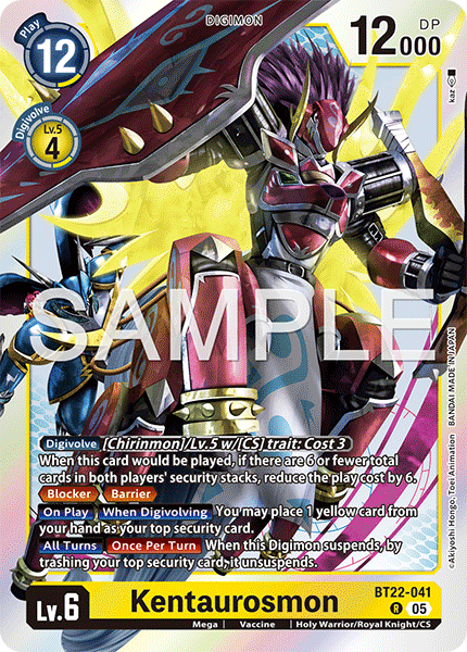 BT22-041 Kentaurosmon Rare