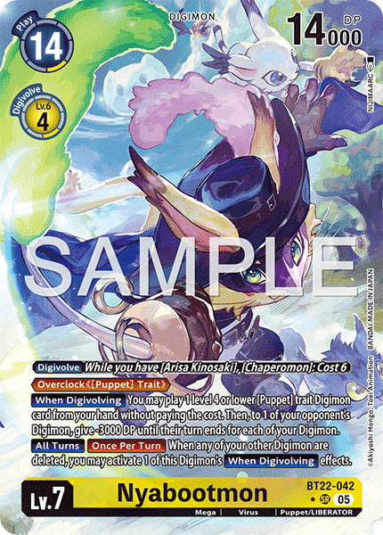 BT22-042 Nyabootmon Alternative Art