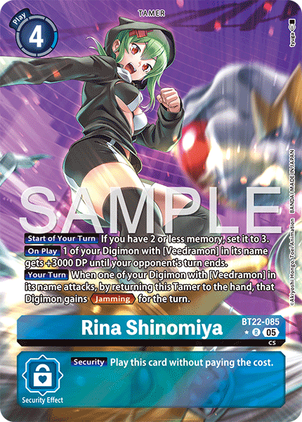 BT22-085 Rina Shinomiya Alternative Art