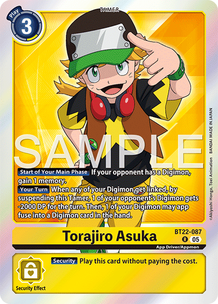 BT22-087 Torajiro Asuka Rare