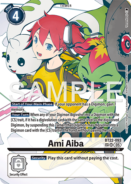 BT22-093 Ami Aiba SP Alternative Art
