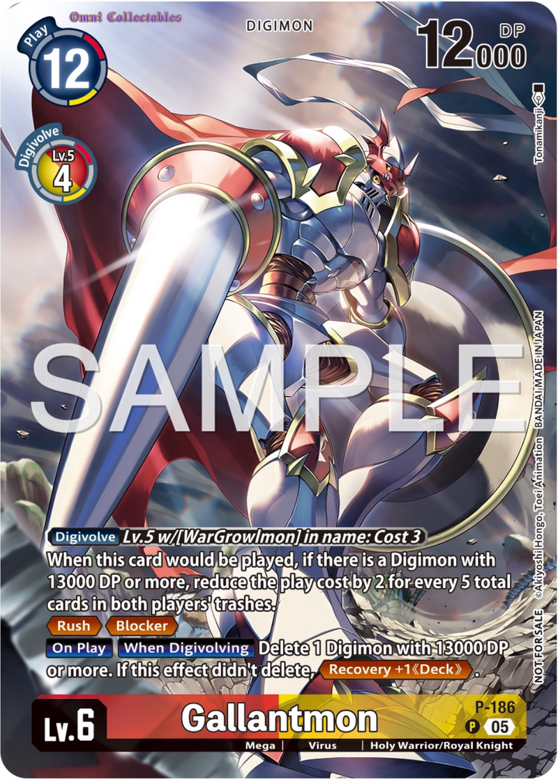 P-186 Gallantmon Illustration Celebration Pack (BT21)