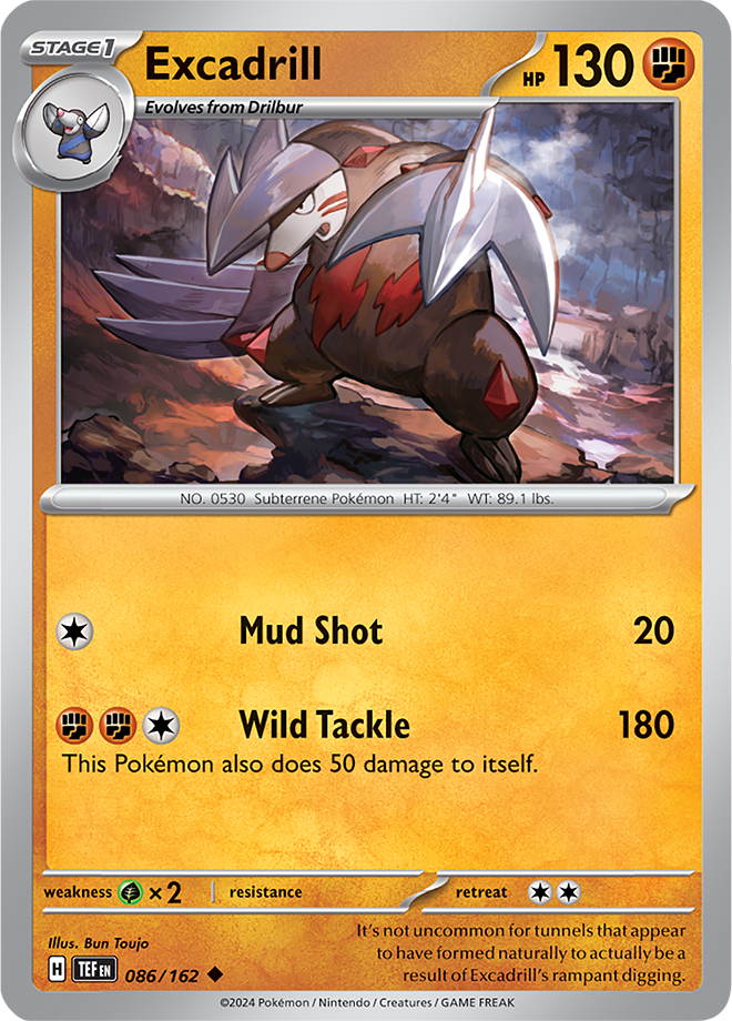 086/162 Excadrill Uncommon Temporal Forces