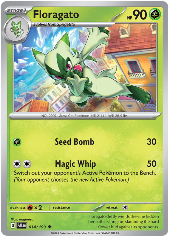 014/193 Floragato Uncommon Paldea Evolved