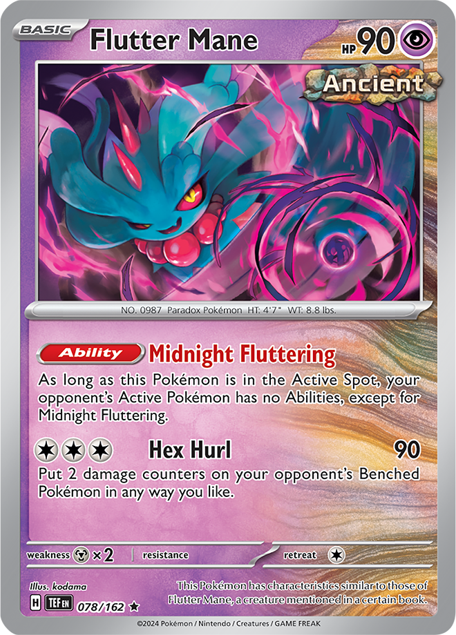 078/162 Flutter Mane Holo Rare Temporal Forces