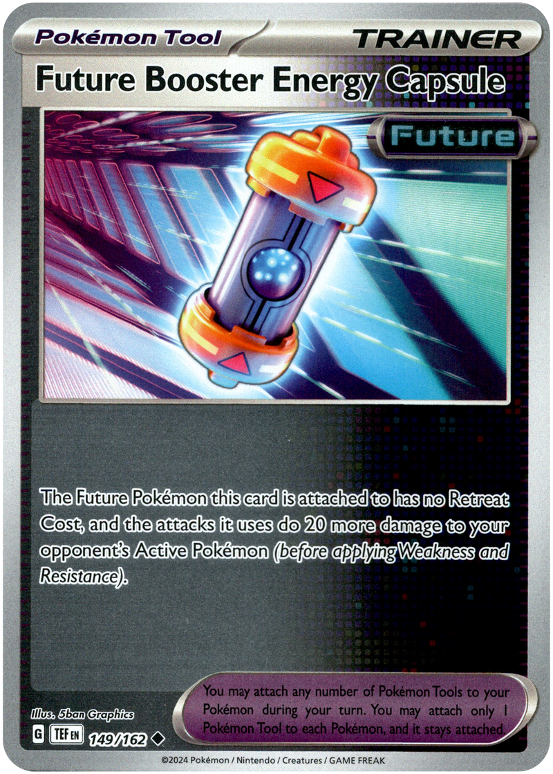 149/162 Future Booster Energy Capsule Uncommon Reverse Holo Temporal Forces