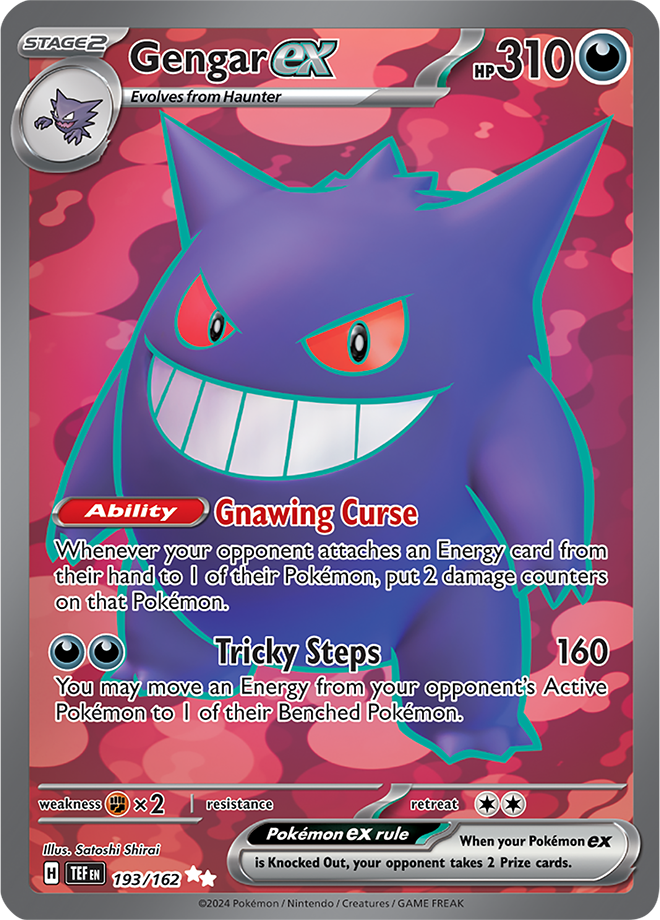 193/162 Gengar EX Full Art Temporal Forces