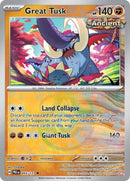 055/131 Great Tusk Uncommon (Master Ball Pattern) Prismatic Evolutions