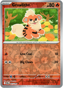 027/182 Growlithe Common Reverse Holo Destined Rivals