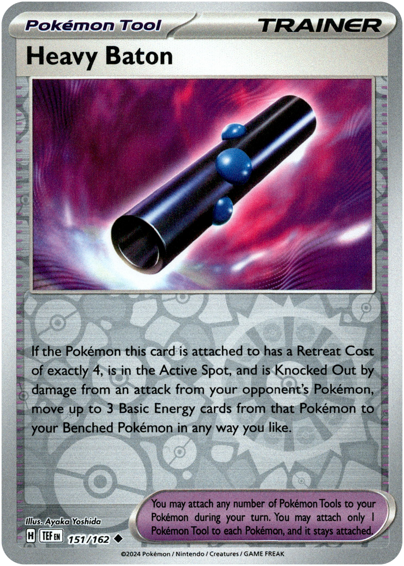 151/162 Heavy Baton Uncommon Reverse Holo Temporal Forces