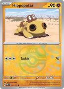 052/131 Hippopotas Common (Master Ball Pattern) Prismatic Evolutions