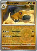 053/131 Hippowdon Common Reverse Holo Prismatic Evolutions