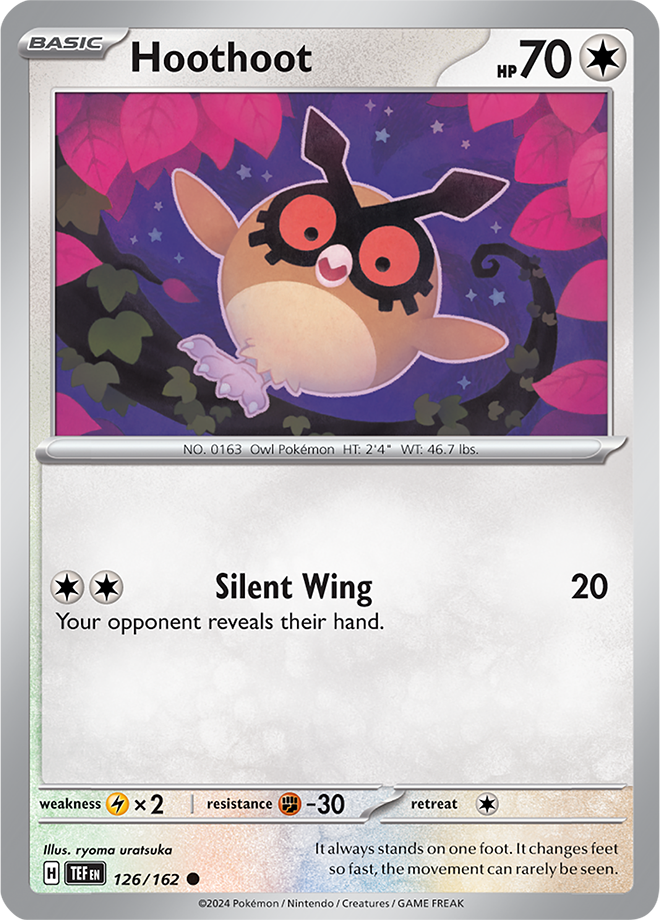 126/162 Hoothoot Common Temporal Forces